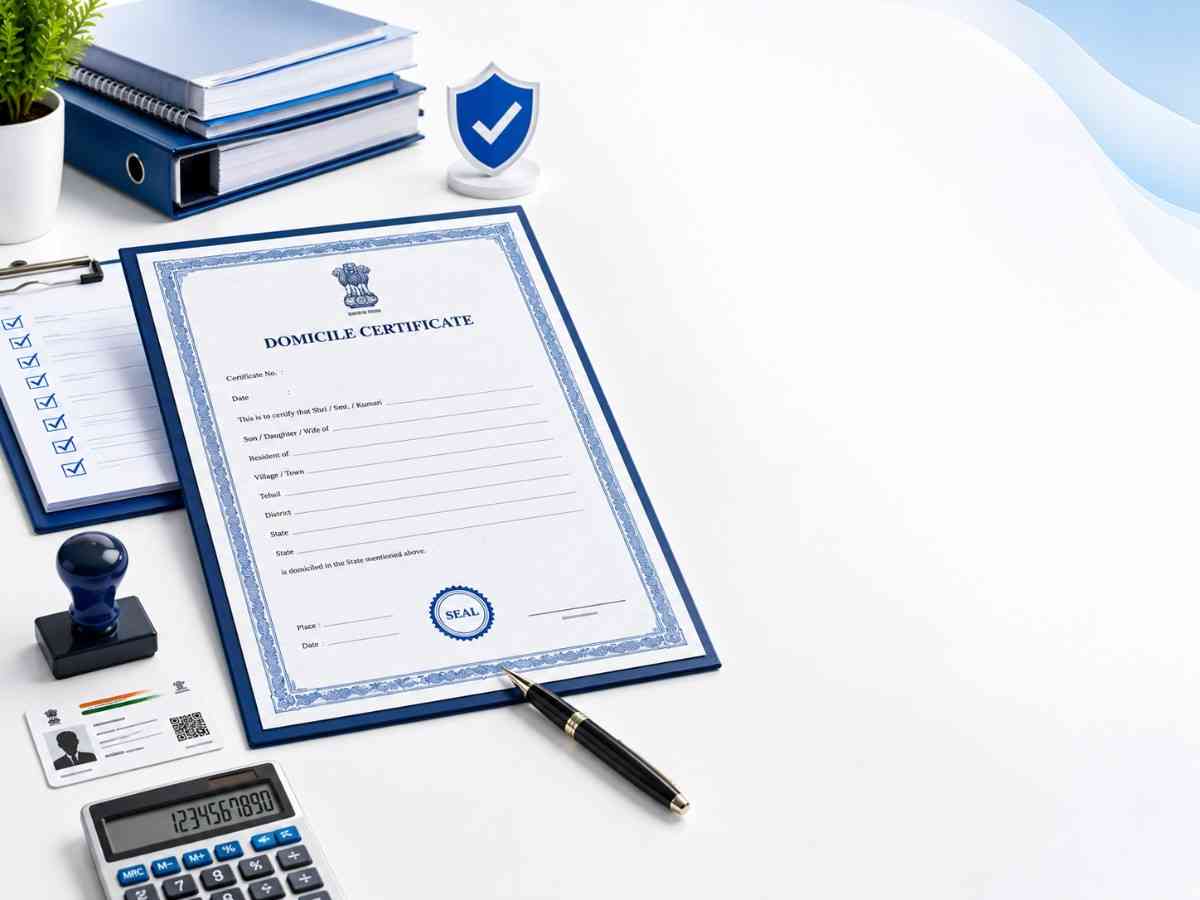Domicile Certificate